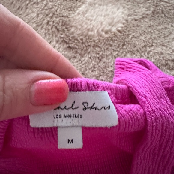 Michael Stars Fuchsia Sleeveless Top M - Picture 2 of 2